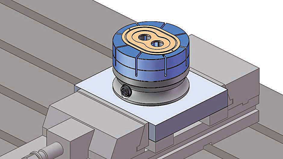 Цанговые зажимы для установки в систему нулевого базирования