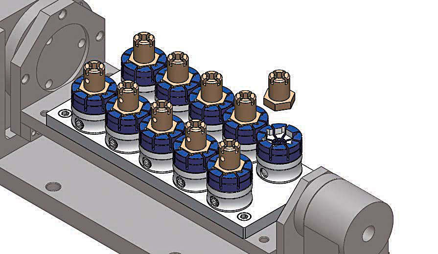 Цанговые зажимы под обработку